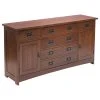 Crafters And Weavers Mission Style Solid Quarter Sawn Oak Sideboard, Console
