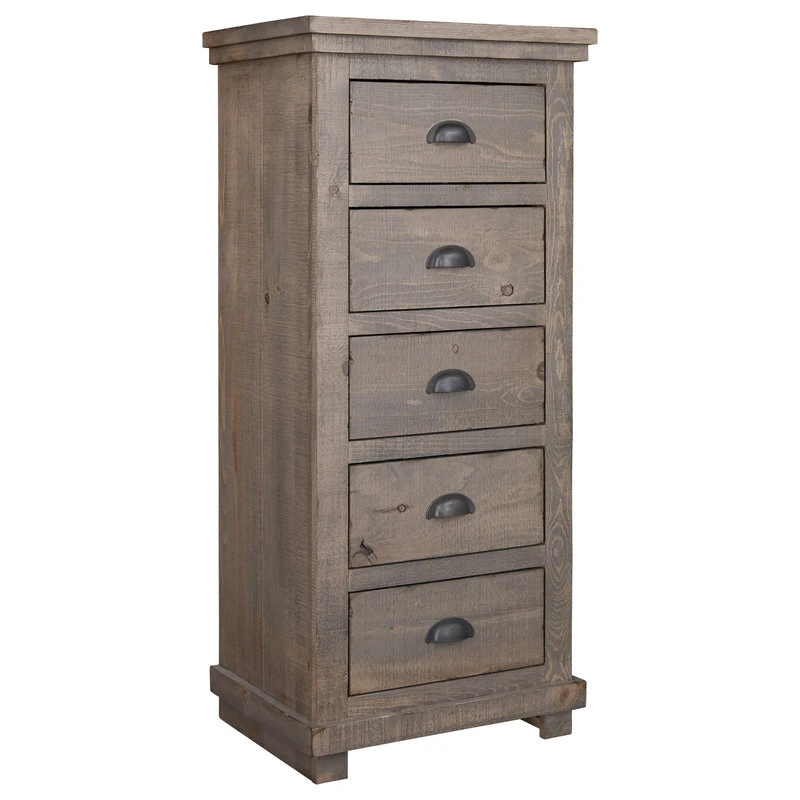 Progressive Furniture Willow Lingerie Chest, Weathered Gray