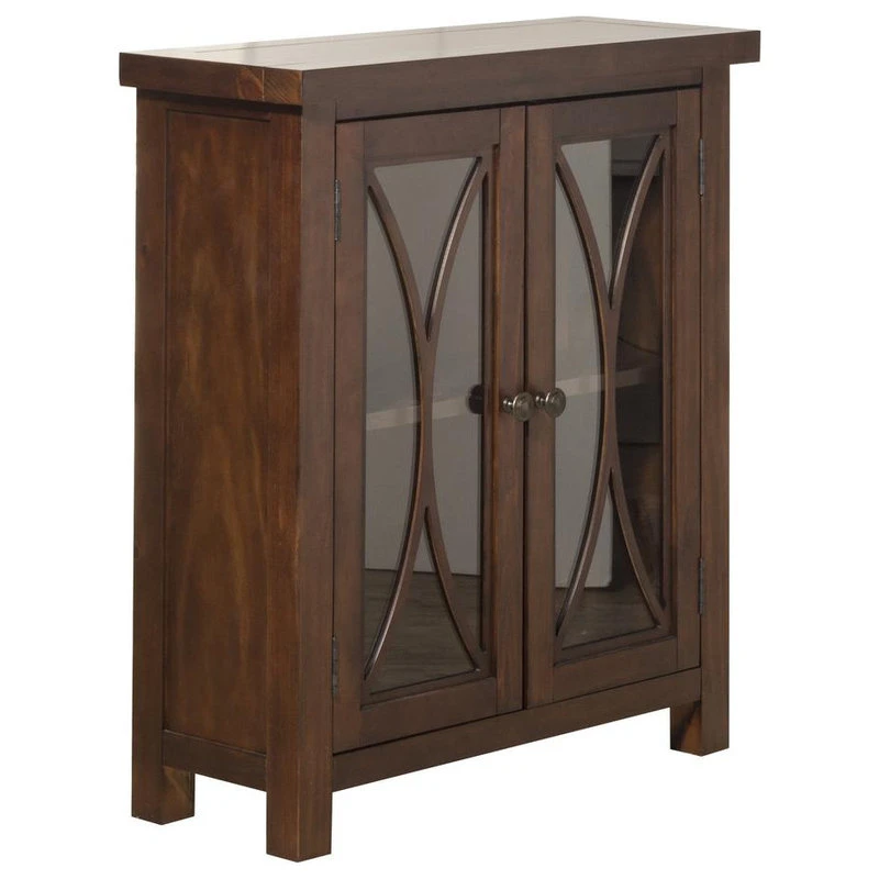 Hillsdale Furniture Bayside 2-Door Cabinet, Rustic Mahogany