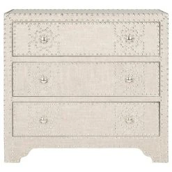 Safavieh Gordy 3 Drawer Chest, Grey