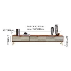 HOMARY Modern TV Stand White & Gold Media Console With 3 Drawer, Small 21 HOMARY Modern TV Stand White & Gold Media Console With 3 Drawer, Small -NovaSolo Shop f47192a600eec226 1554 w800 h800 b1 p0