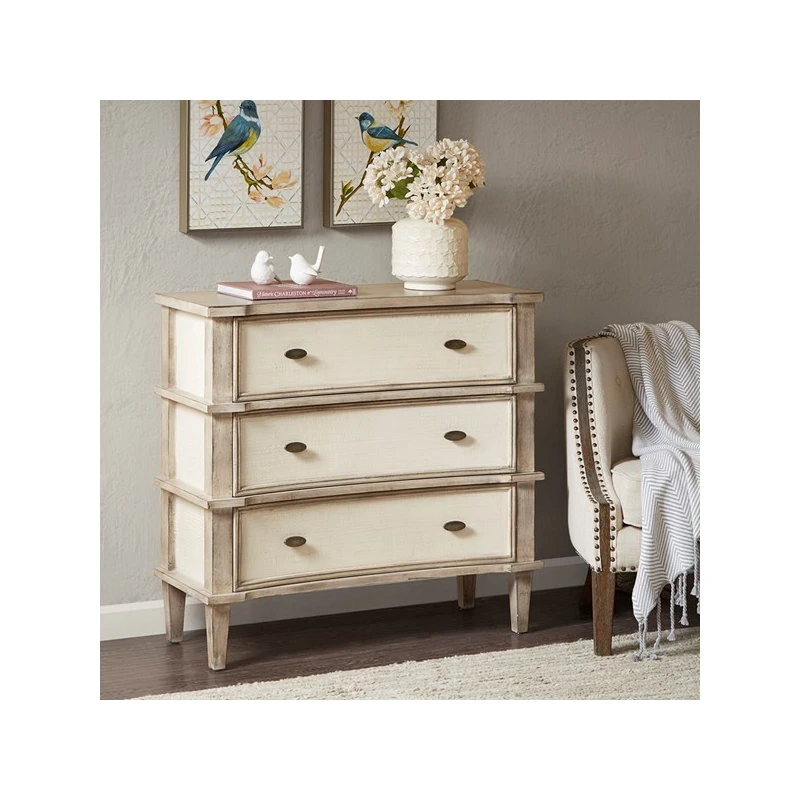 GwG Outlet Madison Park Alcott MDF And Wood Chest In Natural, Cream Finish MP130-0276 - Image 2