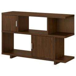 Bush Industries Kathy Ireland Home By Bush Furniture Madison Avenue Low Bookcase With Doors