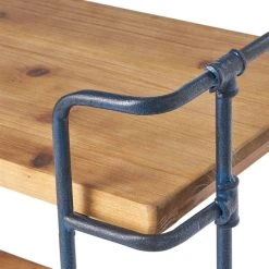 GDFStudio Denise Industrial Outdoor 3-Tier Shelf, Natural And Black 13 GDFStudio Denise Industrial Outdoor 3-Tier Shelf, Natural And Black -NovaSolo Shop f6e1867a01d3fe0f 3318 w800 h800 b0 p0