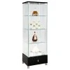Chintaly Imports Glass Curio, Black