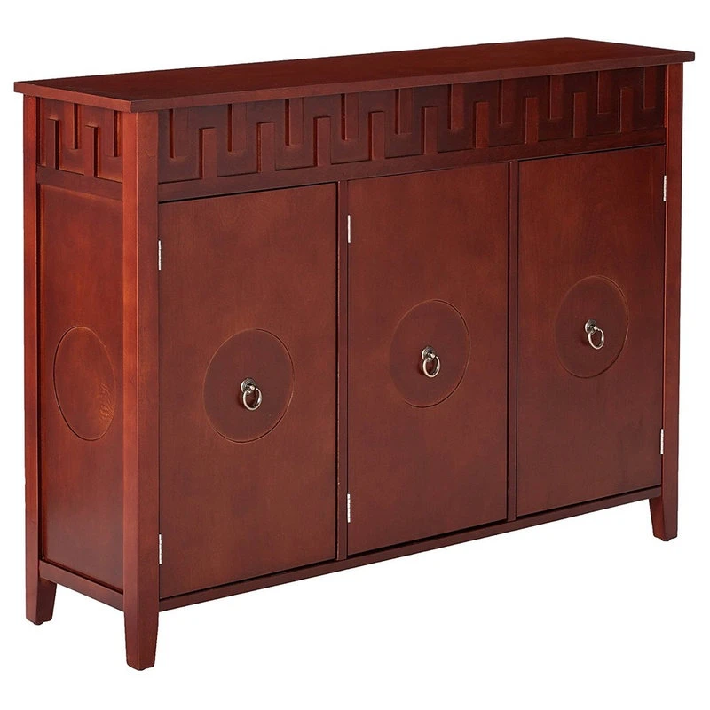 Pilaster Designs Mackenzie Walnut Wood Contemporary Sideboard Buffet Server Cabinet 1 Pilaster Designs Mackenzie Walnut Wood Contemporary Sideboard Buffet Server Cabinet