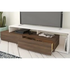 Nexera 112040 Tonik TV Stand 72-inch Walnut & White 6 Nexera 112040 Tonik TV Stand 72-inch Walnut & White -NovaSolo Shop ff610813006be7c4 0586 w800 h800 b0 p0