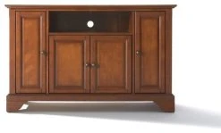 Crosley Lafayette TV Stand, Classic Cherry, 47.75"x30"