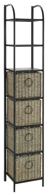 4D Concepts Windsor Bookcase With Baskets