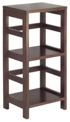 Winsome Trading, Inc Leo 2-Tier Storage Shelf, Espresso