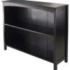 Pemberly Row Storage Shelf / Bookcase 3-Tier 37" Wide In Espresso