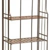 Pemberly Row 4 Tier Iron Bakers Rack In Bronze