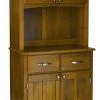 Homestyles Buffet Of Buffets Wood Buffet With Hutch In Brown