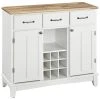 Homestyles Buffet Of Buffets Wood Buffet In Off White
