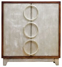 Uttermost 25789 Jacinta Silver Cabinet