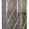 Terra Nova Designs, Inc. Rexar Tall Iron And Glass Cabinet